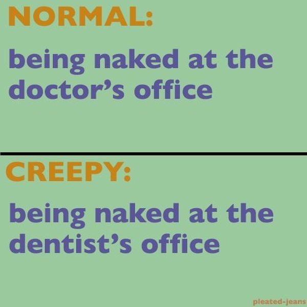 Normal vs. Creepy